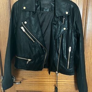 Nordstrom Black Leather Jacket